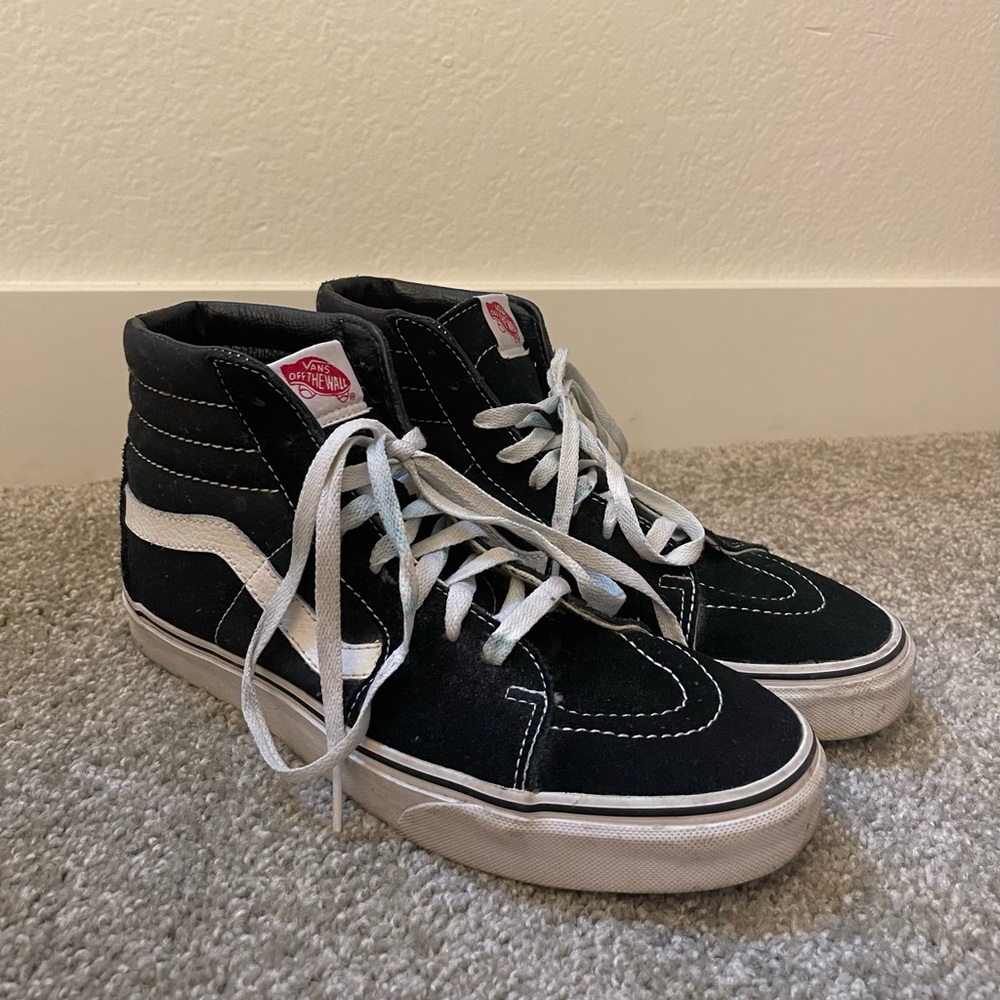 BLACK CLASSIC HIGH TOP VANS